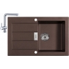 Zlewozmywak Franke SID 611-78 brązowy + bateria  FN 0147